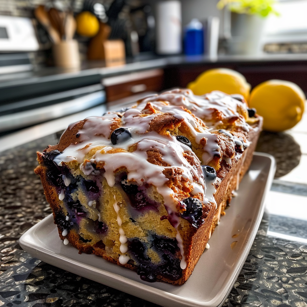 Delicious Lemon Blueberry Loaf