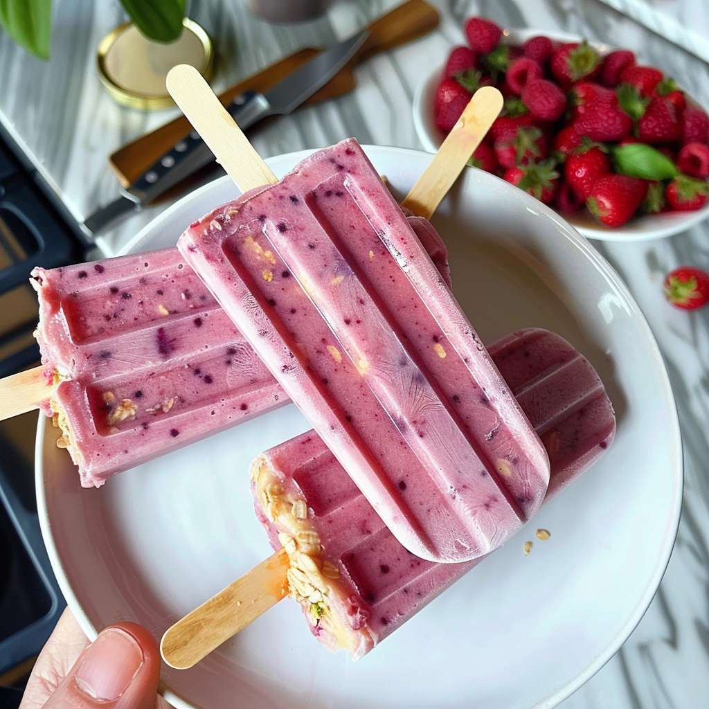 Breakfast Smoothie Popsicles