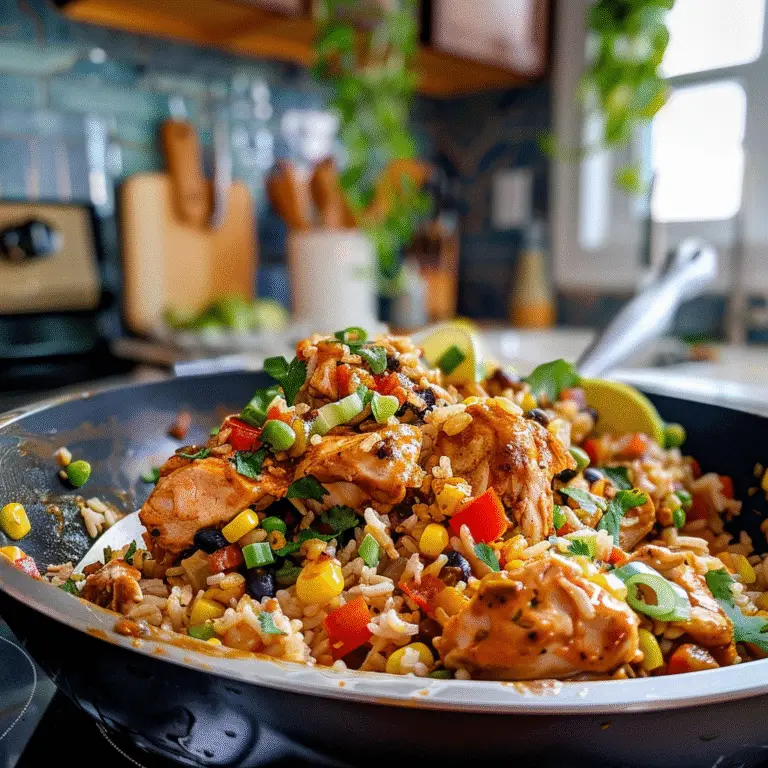 Southwest Chicken and Rice Dish