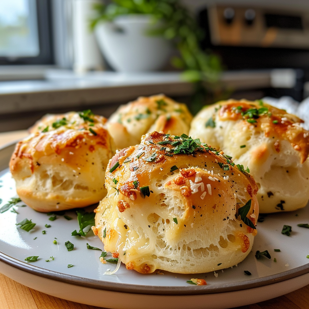 Pillsbury Biscuit Garlic Butter Cheese Bombs Recipe
