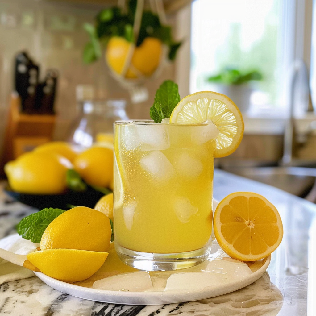 Classic Summer Lemonade in a Glass