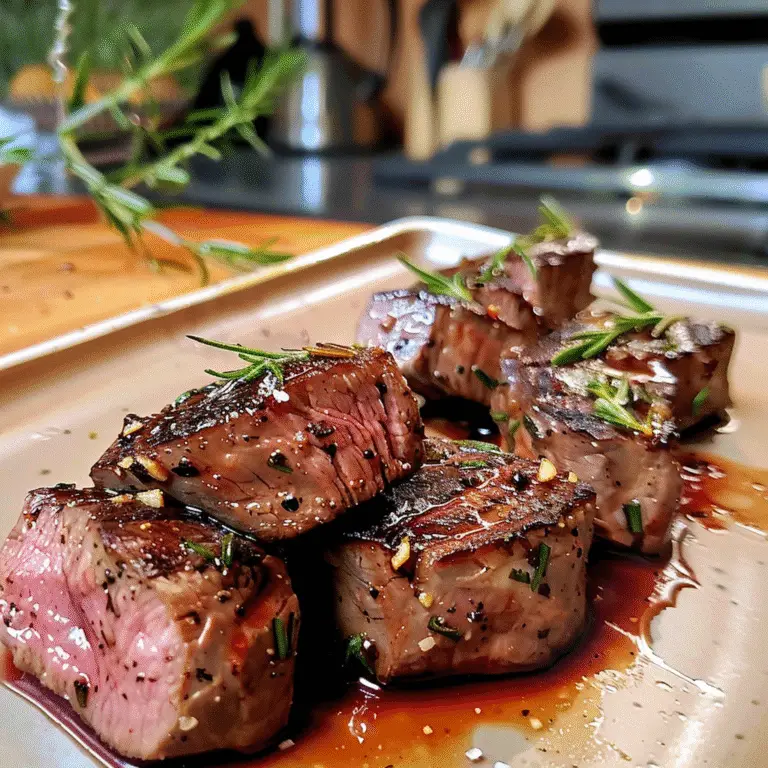 Garlic Rosemary Steak Tips