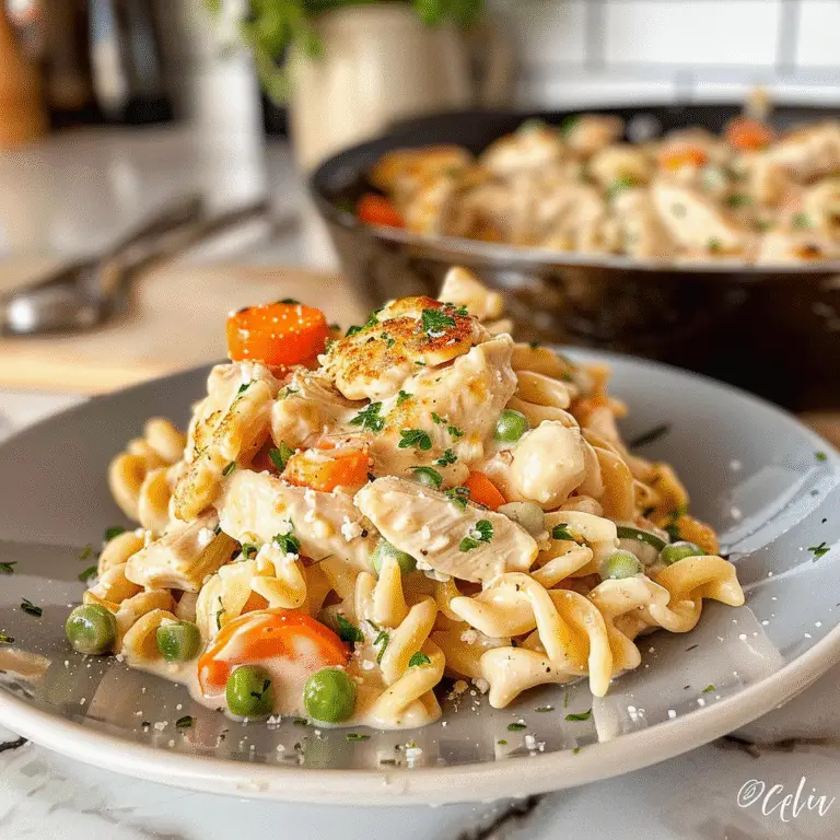 Chicken Pot Pie Pasta