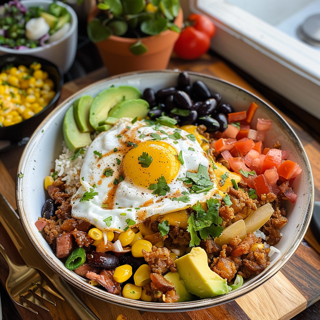 Delicious Breakfast Burrito Bowls