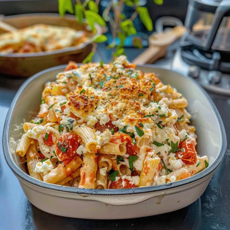 Baked Feta Pasta Dish