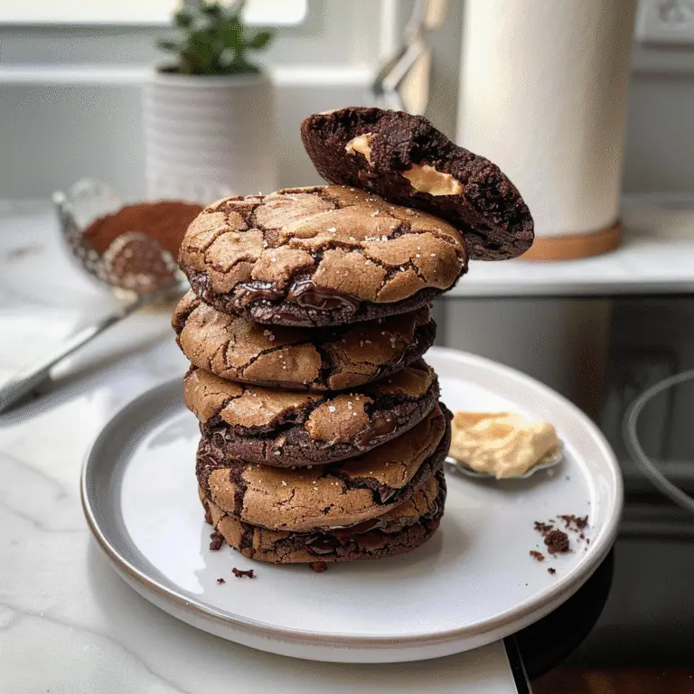 Brownie Cookie Dough Sandwich Cookies