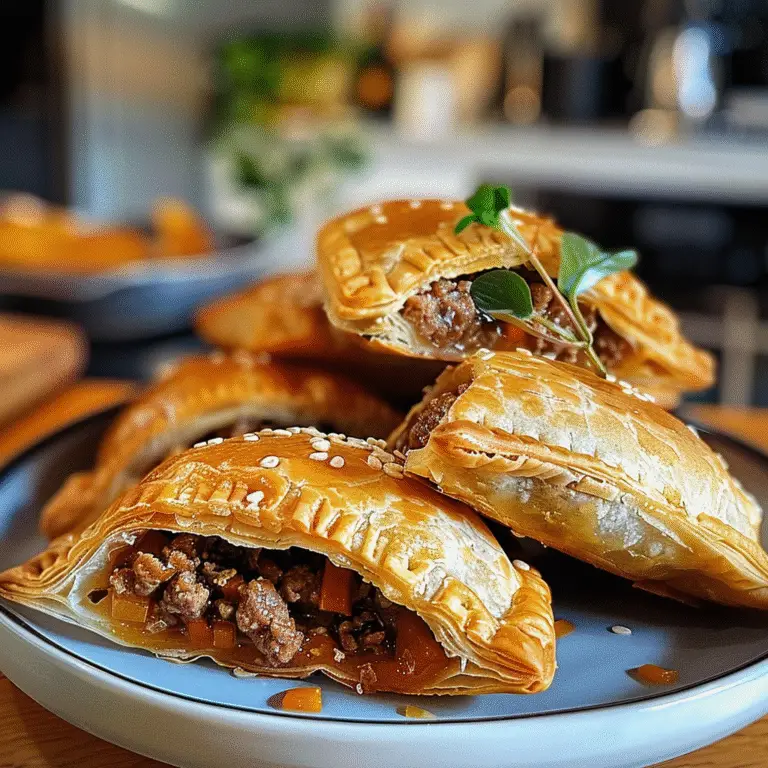 Crispy Chinese Beef Pies