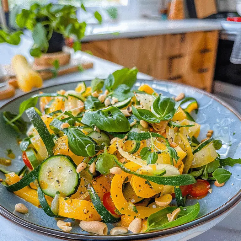 Summer Squash Salad Delight