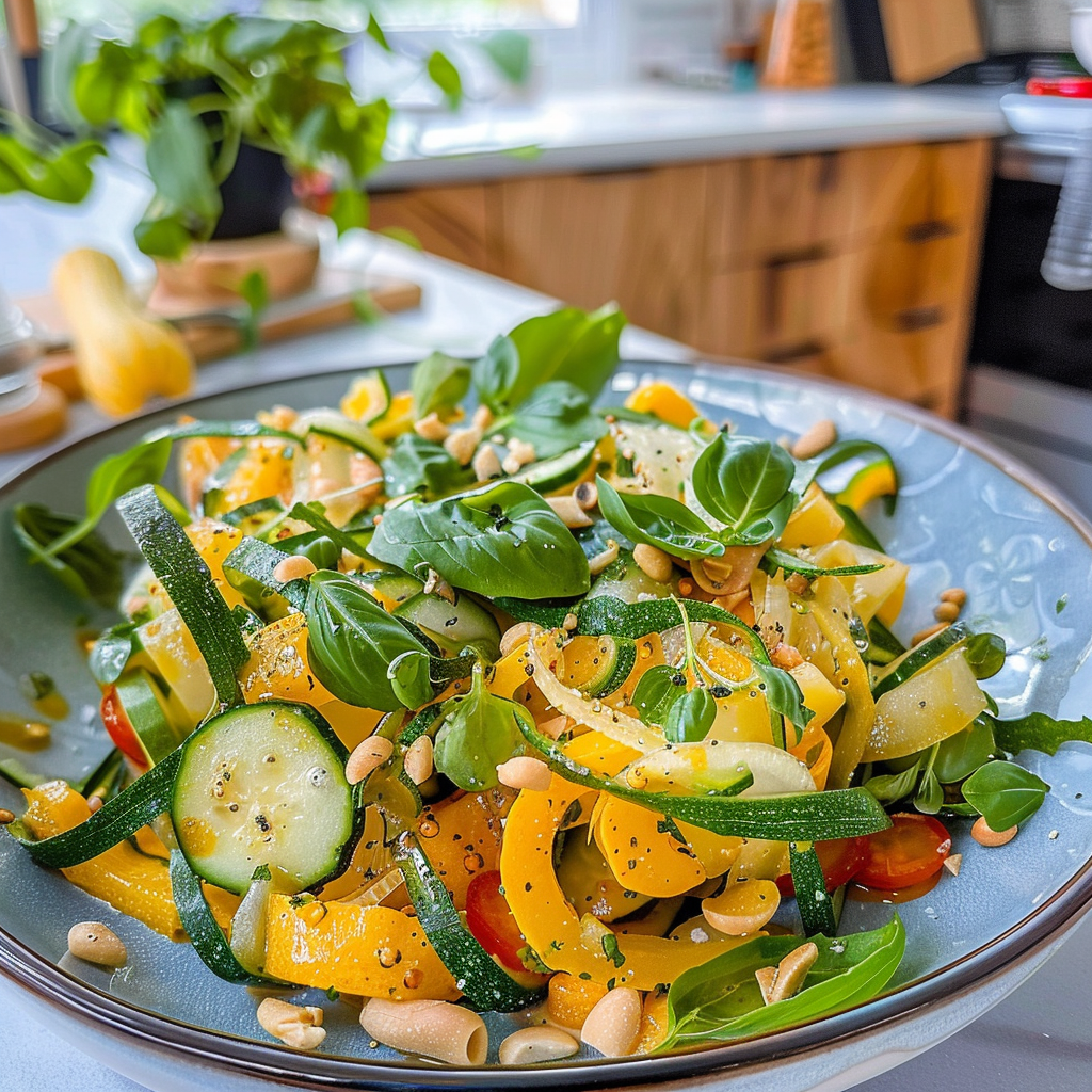 Summer Squash Salad Delight