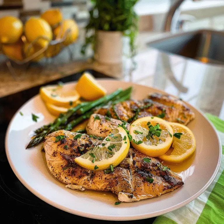 Lemon Herb Tilapia Dish