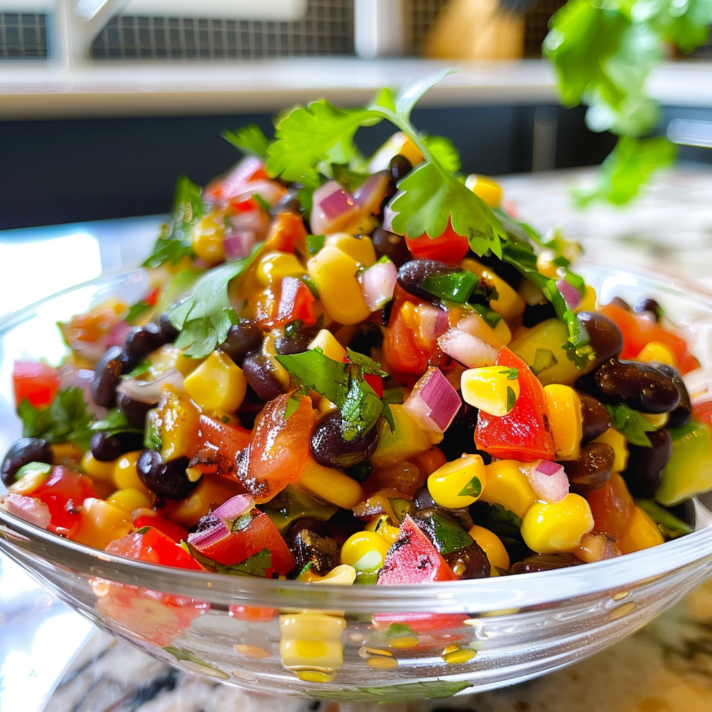 Grilled Corn Black Bean Salad