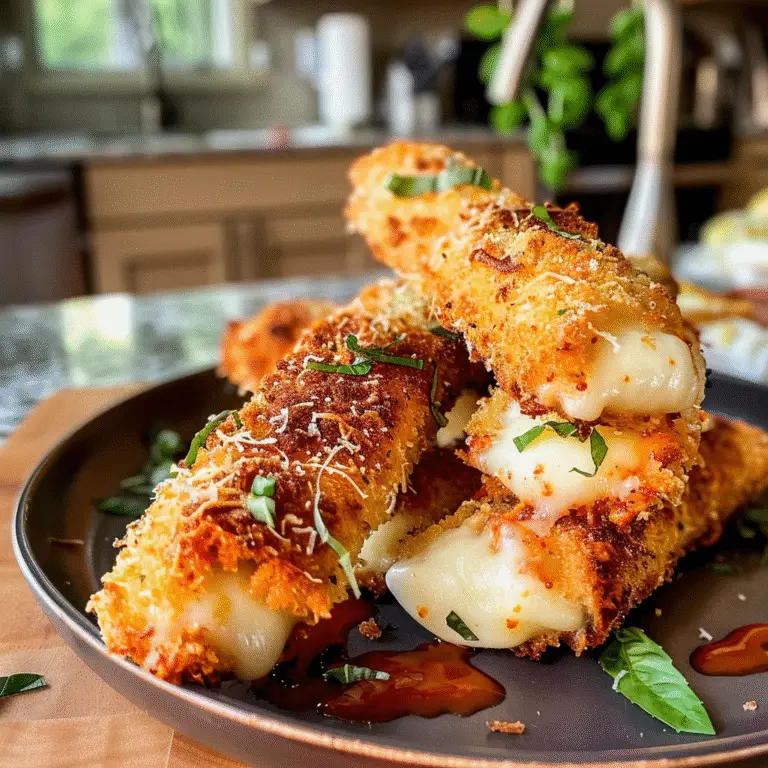 Homemade Mozzarella Sticks