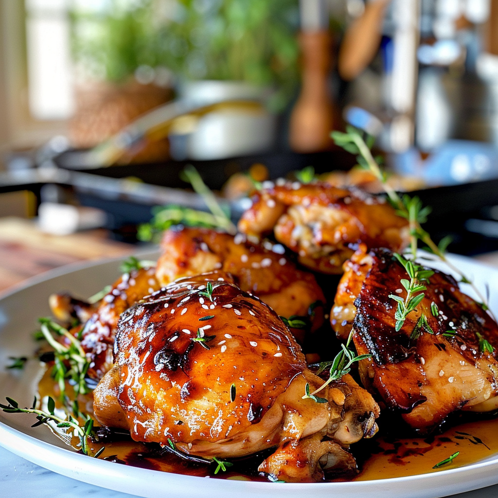 Honey Balsamic Chicken Dish