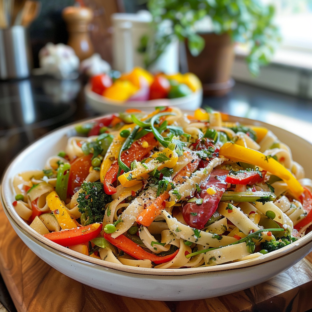 Colorful Garden Pasta Primavera