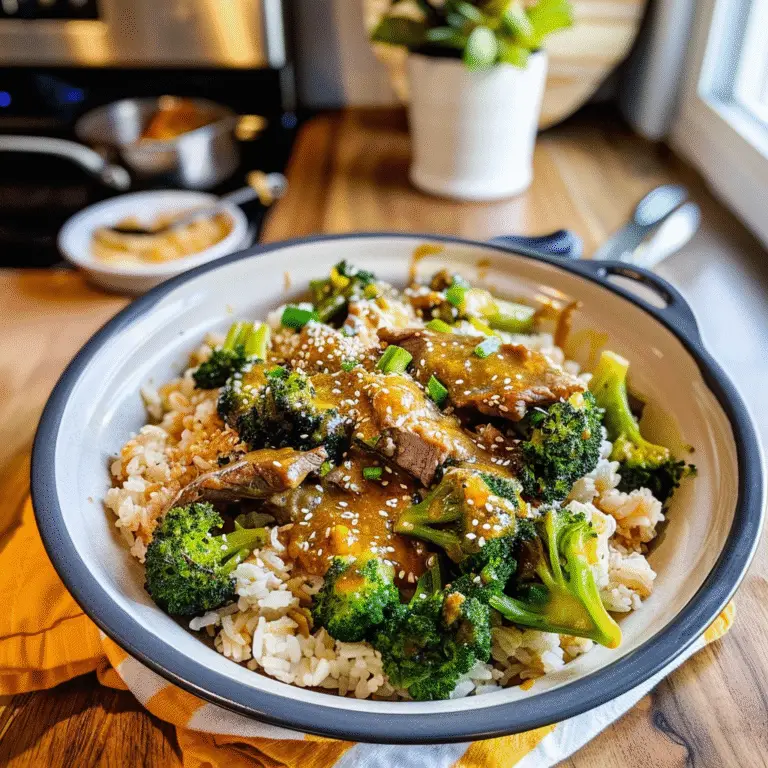 Teriyaki Beef and Broccoli Dish