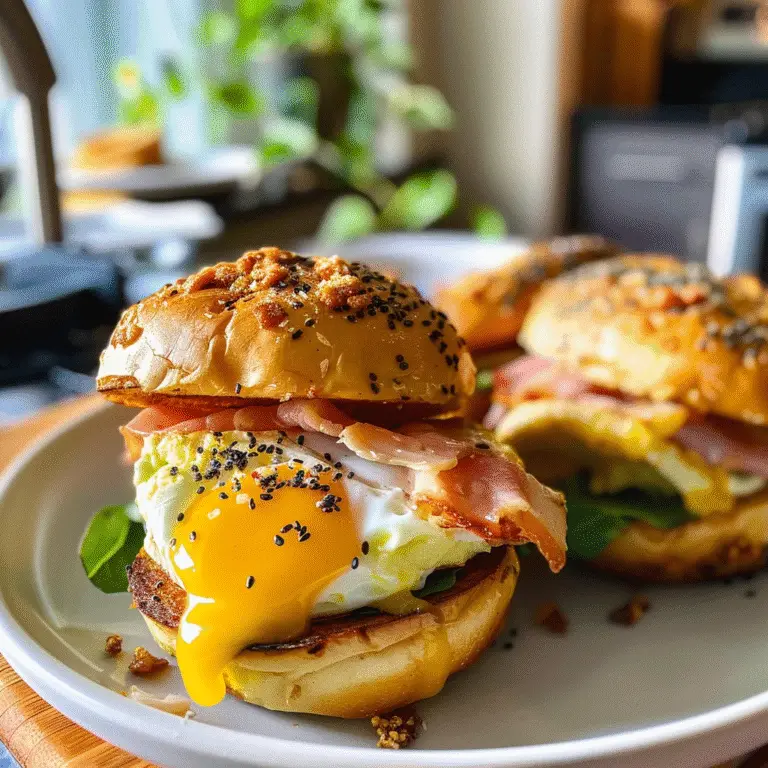 Breakfast Egg and Cheese Sliders