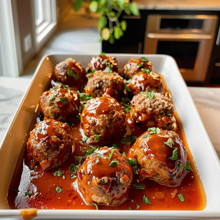 Tasty Porcupine Meatballs