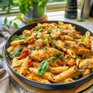 Marry Me Chicken Pasta Dish