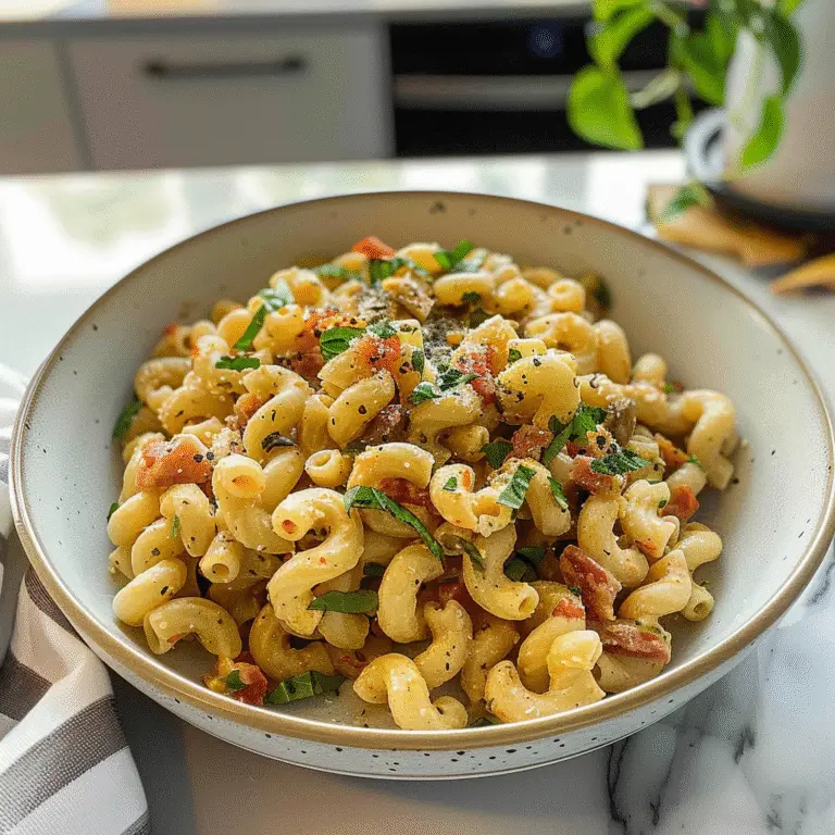 Cavatappi Pasta Dish