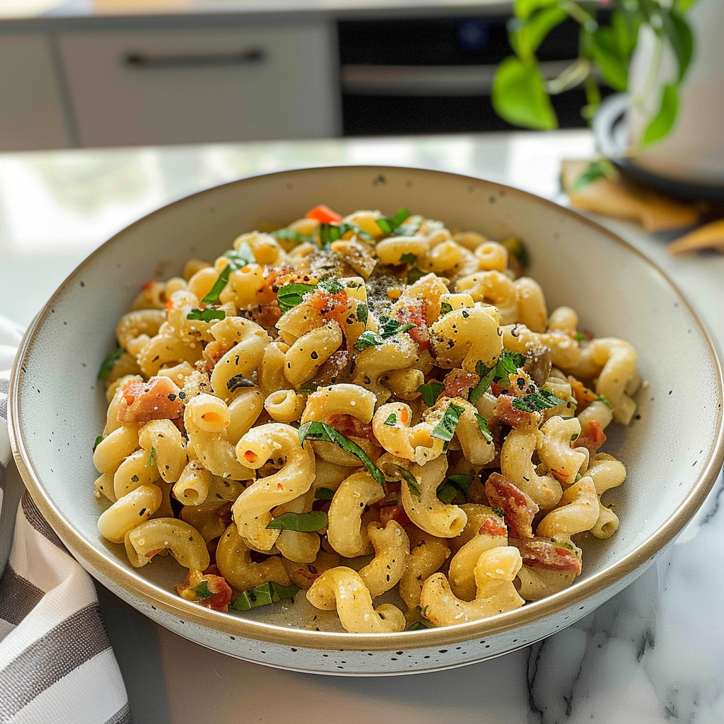 Cavatappi Pasta Dish