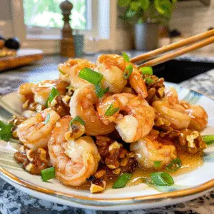 Honey Walnut Shrimp Dish