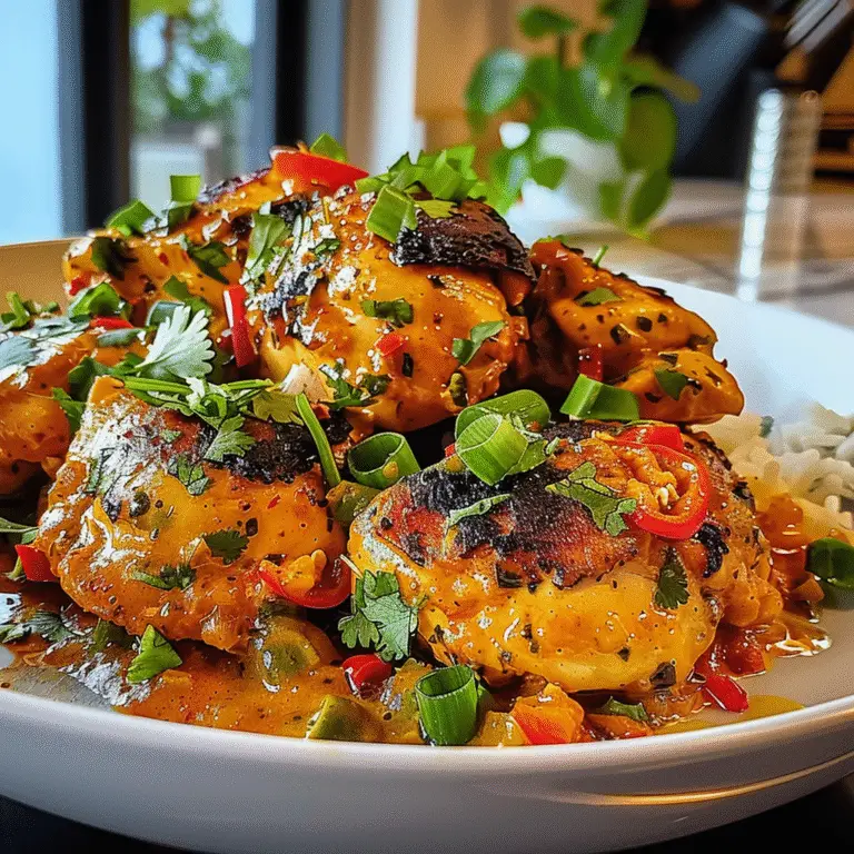 Spicy Brazilian Coconut Chicken Dish
