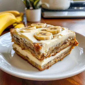 Delicious Banana Bars with Cream Cheese Frosting