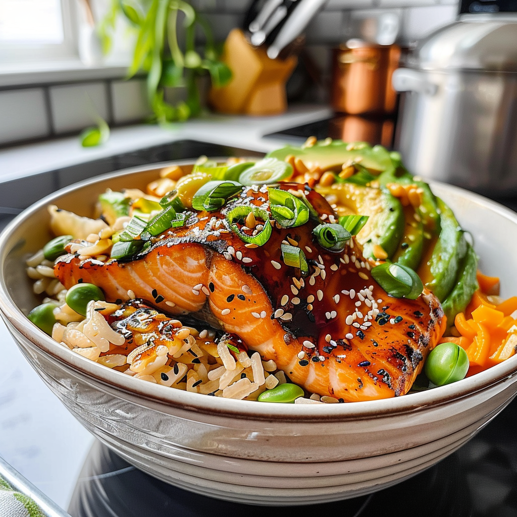 Salmon Bowls Healthy