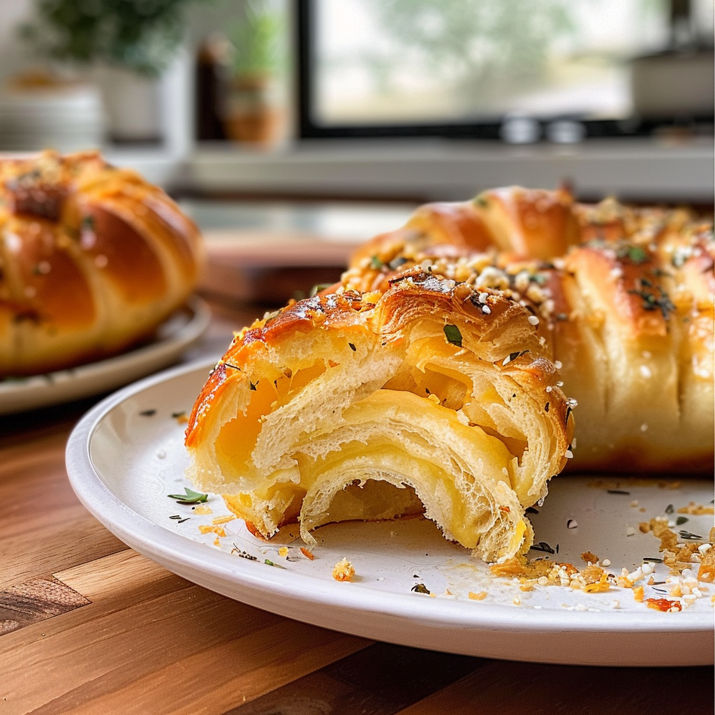 Flaky Crescent Rolls Fresh from the Oven