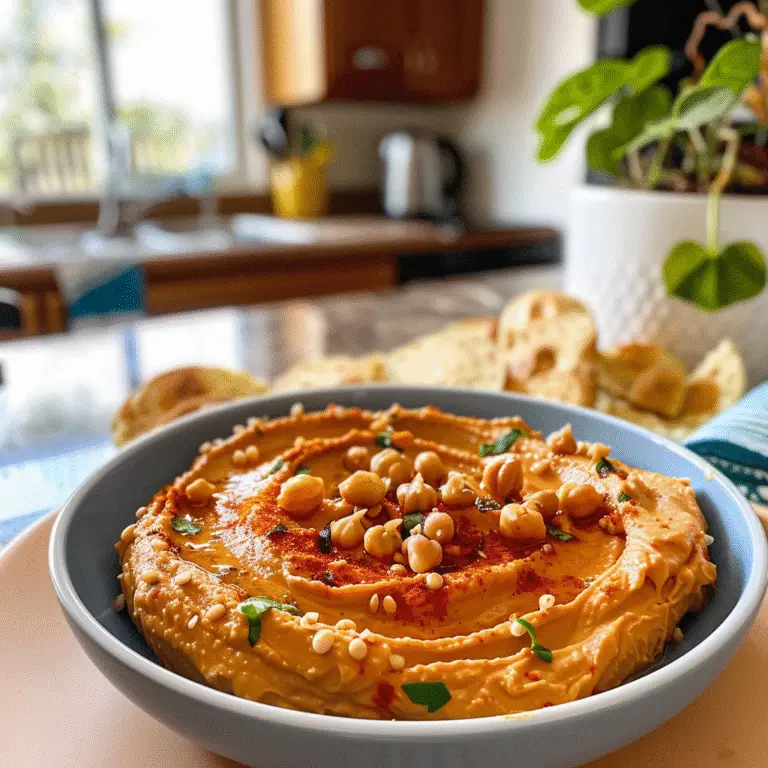 Roasted Red Pepper Hummus