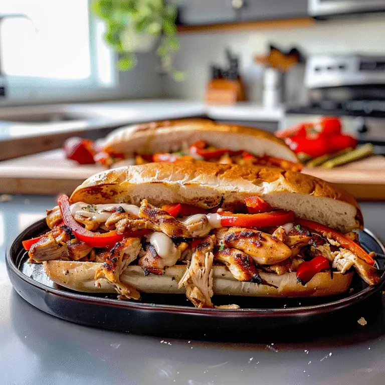 Chicken Philly Cheesesteak Dish