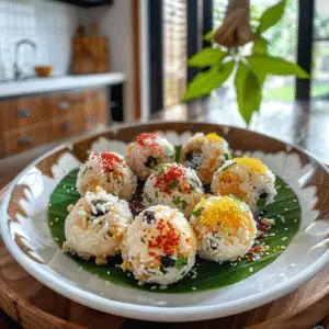 Rice Balls Ready to Serve