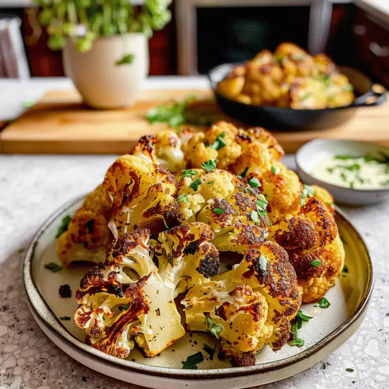 Roasted Cauliflower Dish