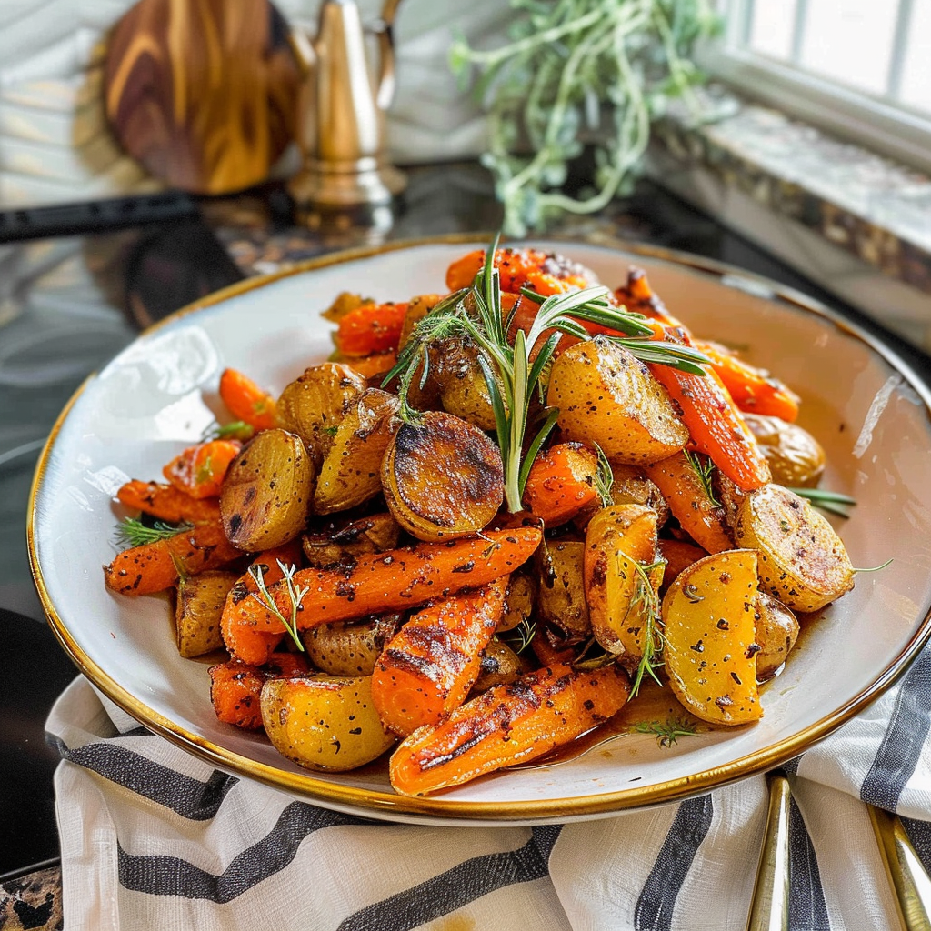 Roasted Carrots and Potatoes