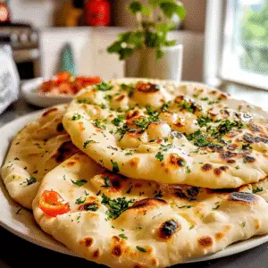Freshly Baked Naan Bread