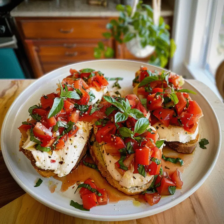 Bruschetta Chicken Plated