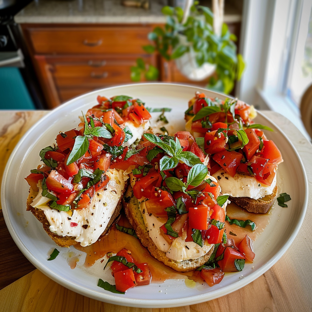 Bruschetta Chicken Plated
