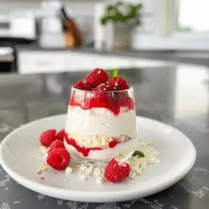 White Chocolate Raspberry Mousse