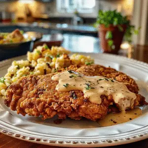 Chicken Fried Steak Plated