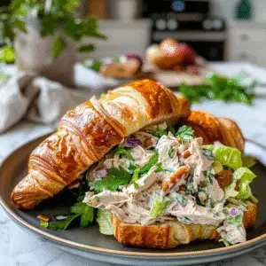 Chicken Salad Croissant Sandwich