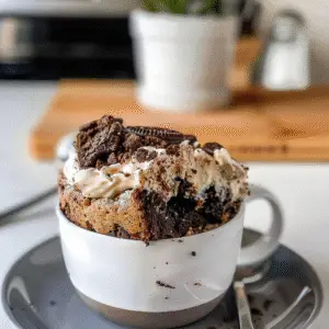 Oreo Mug Cake in a Minute