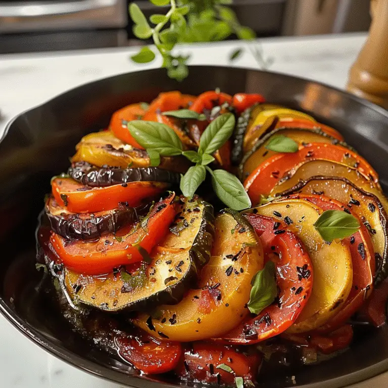 Colorful Ratatouille Dish