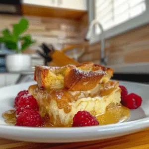 Custard Bread Pudding Delight