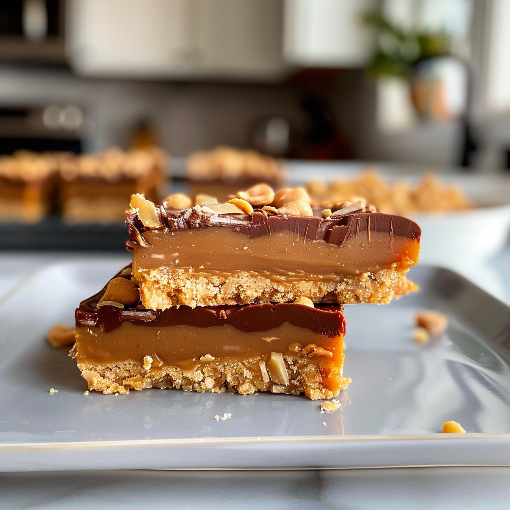 Peanut Butter Bars Freshly Made