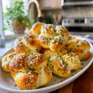 Garlic Knots Freshly Baked