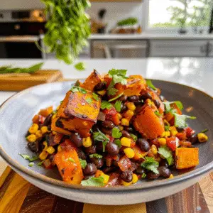 Sweet Potato and Black Bean Dish