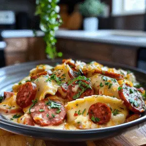 Crockpot Pierogi Casserole