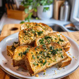 Garlic Bread with Sliced Bread