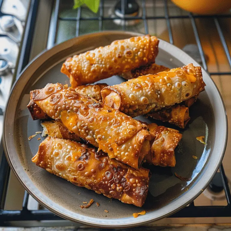 Cheeseburger Egg Rolls