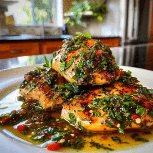 Chimichurri Chicken Dish